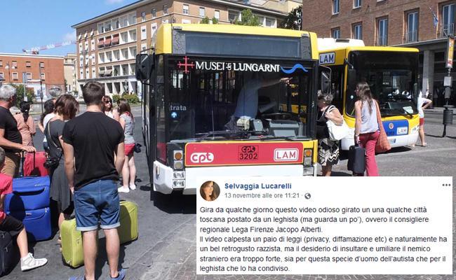 L’autista: «Basta, scendi qui». Bufera sul video del leghista 