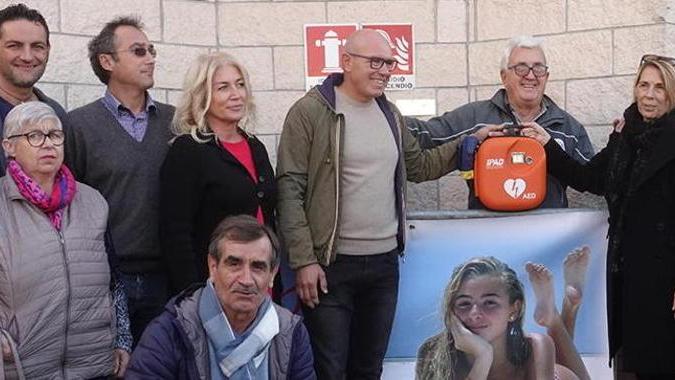 Defibrillatore in Cittadella in ricordo di Aurora