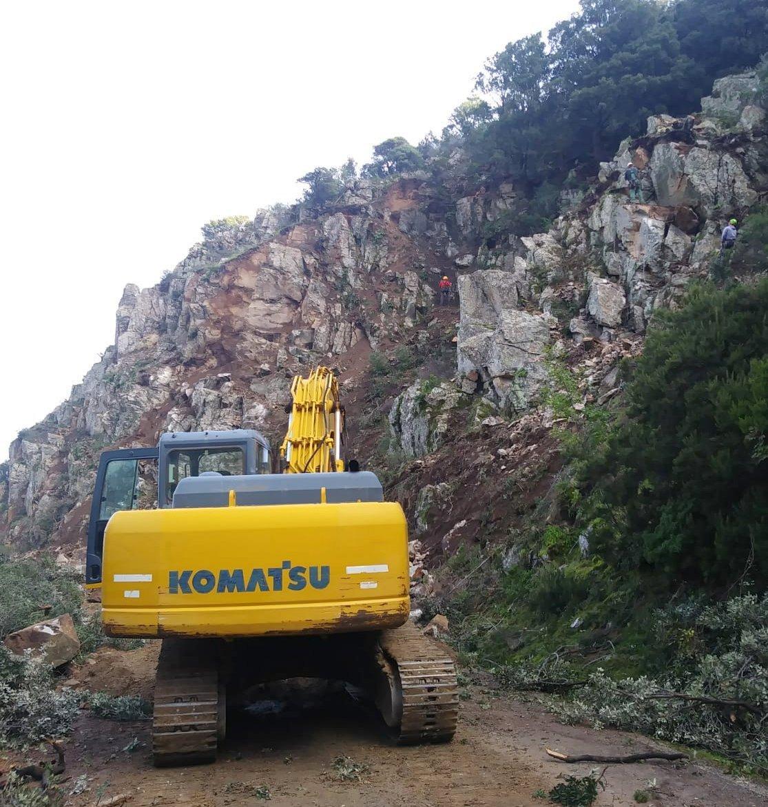 Un costone da mettere in sicurezza