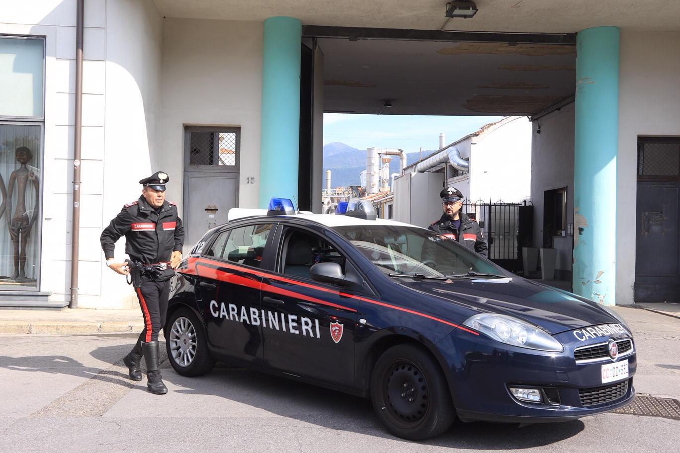 Carabinieri in azione (foto archivio)