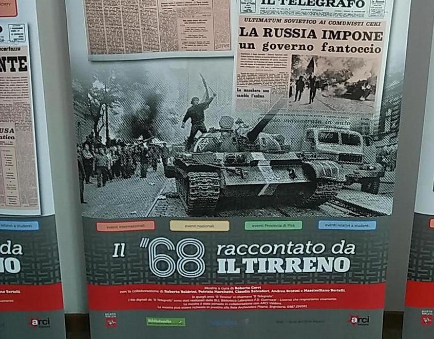 Così il ’68 viene raccontato con le pagine del Tirreno 