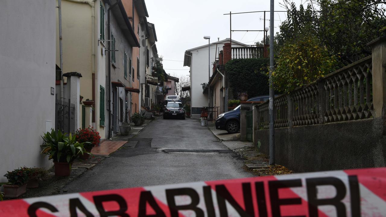 La strada di Casteldelbosco dov'è avvenuto l'omicidio di Giusepe Marchesano (Foto Franco Silvi)