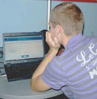 Un utente di Facebook