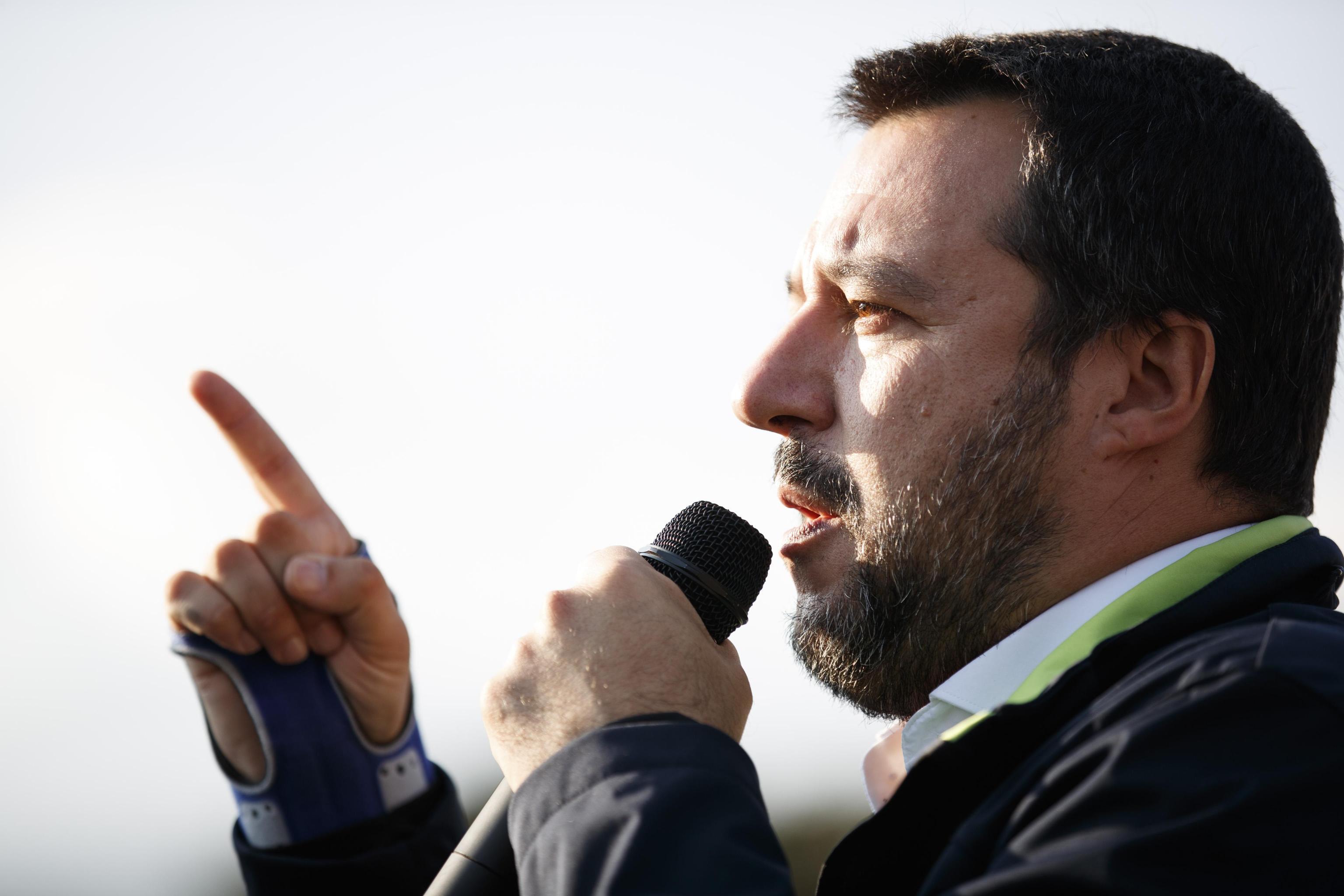 Salvini in Sardegna, Olbia prima tappa