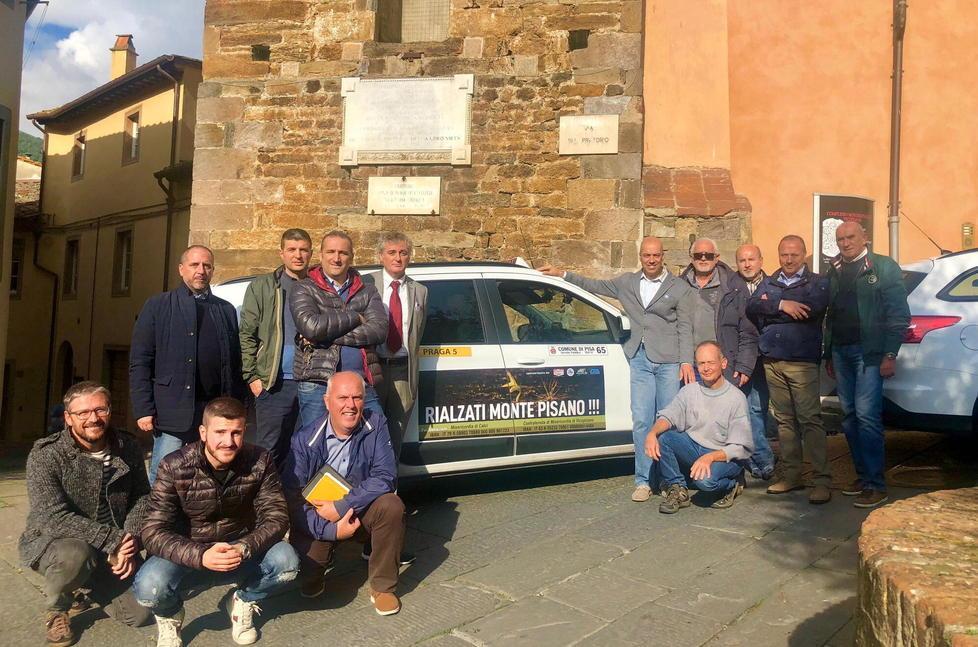 Tassisti mobilitati per il Monte Pisano 