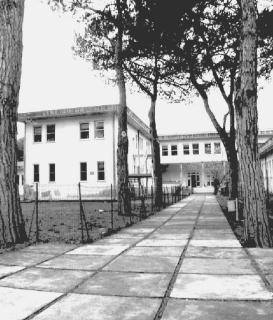 L’edificio sede delle scuole elementari Paradiso di Marina