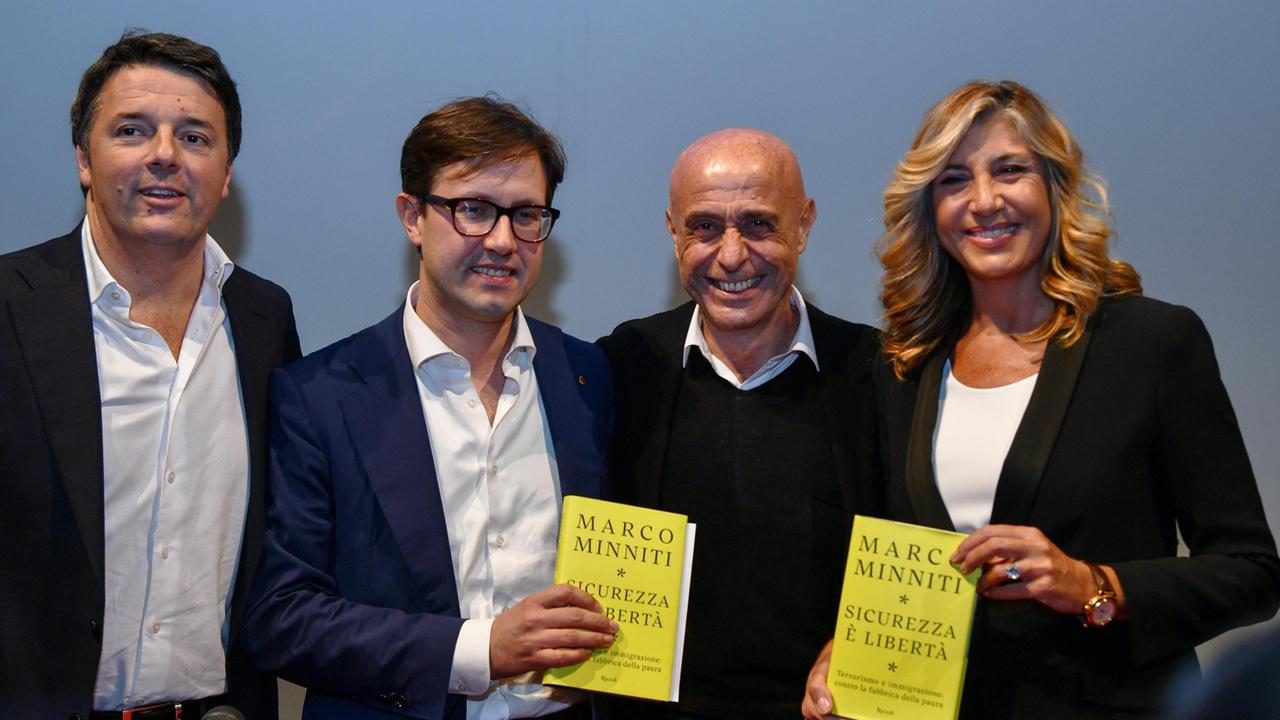 Matteo Renzi, Dario Nardella, Marco Minniti, Myrta Merlino