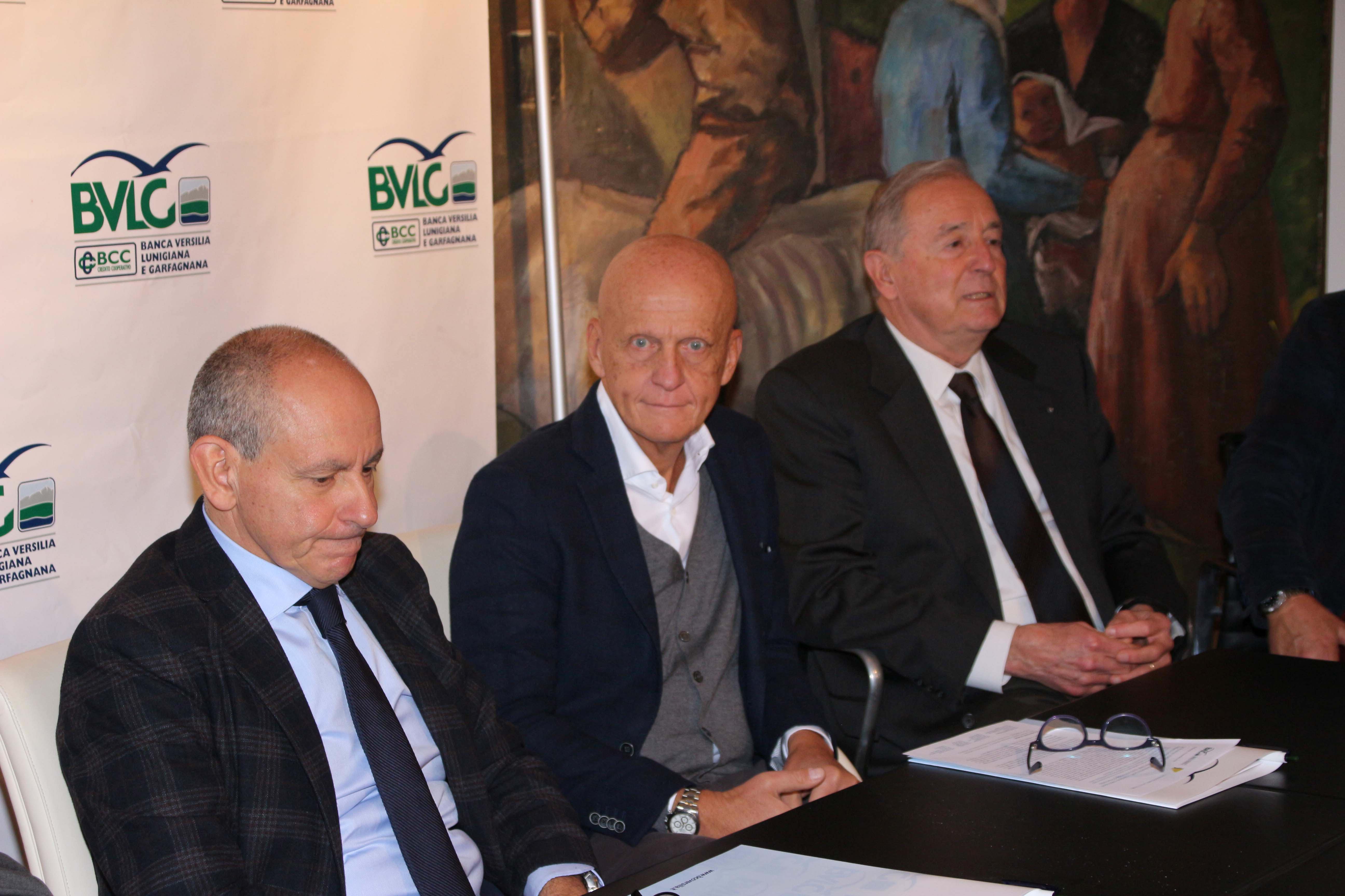 Pierluigi Collina tra Enzo Stamati e Andrea Biagiotti
