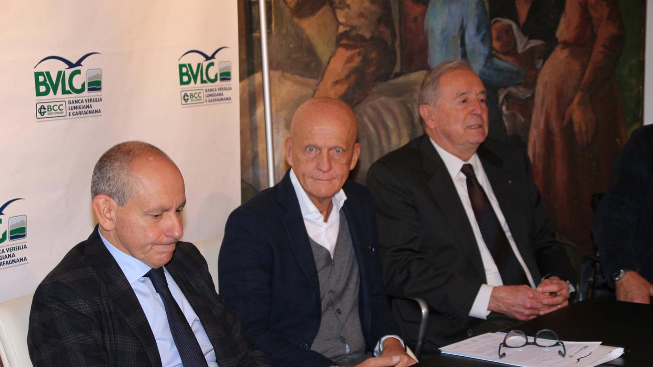 Pierluigi Collina tra Enzo Stamati e Andrea Biagiotti