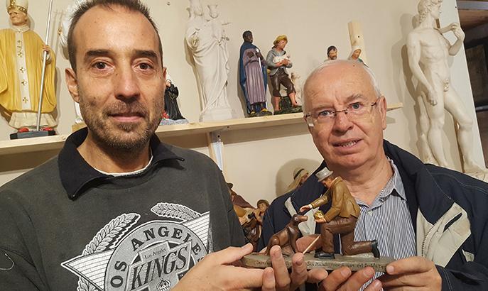 Un nuovo personaggio per il presepe 2018, il tartufaio fatto a mano 