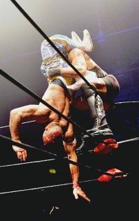Un incontro di wrestling in Svizzera
