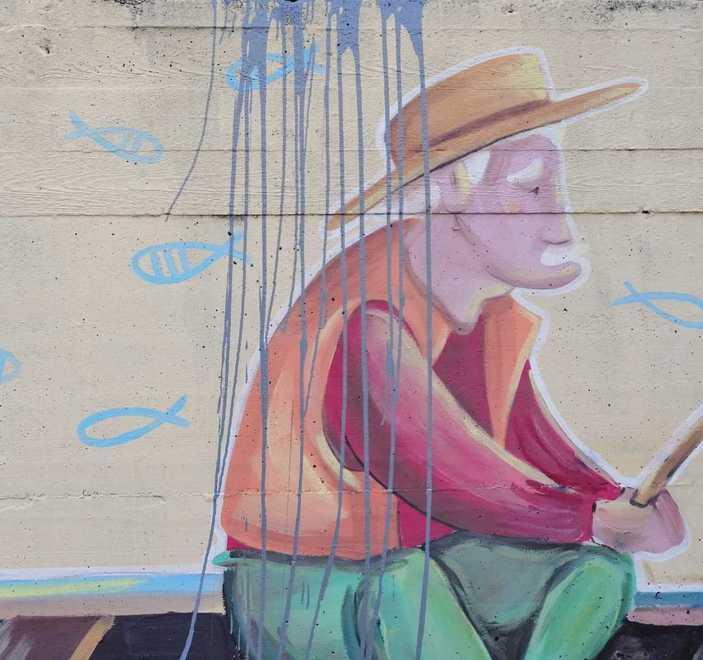 Vergogna, nuovo sfregio al murale di piazza S. Marco 