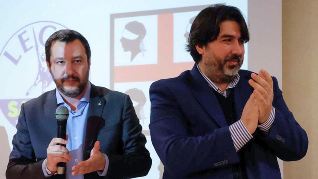 Salvini, poker di tappe in Sardegna per incoronare Solinas 