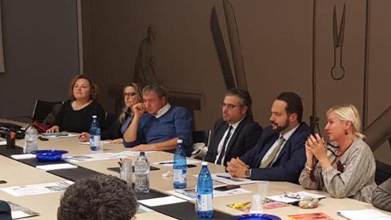 Delegazione 5 Stelle in visita al distretto della pelle e del cuoio