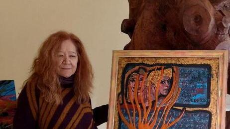 Al centro civico Mannelli il dipinto di Laura Pesce sull’Albero di Cecchino
