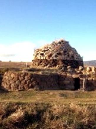 Crollo nella torre del Nuraghe Alvu 