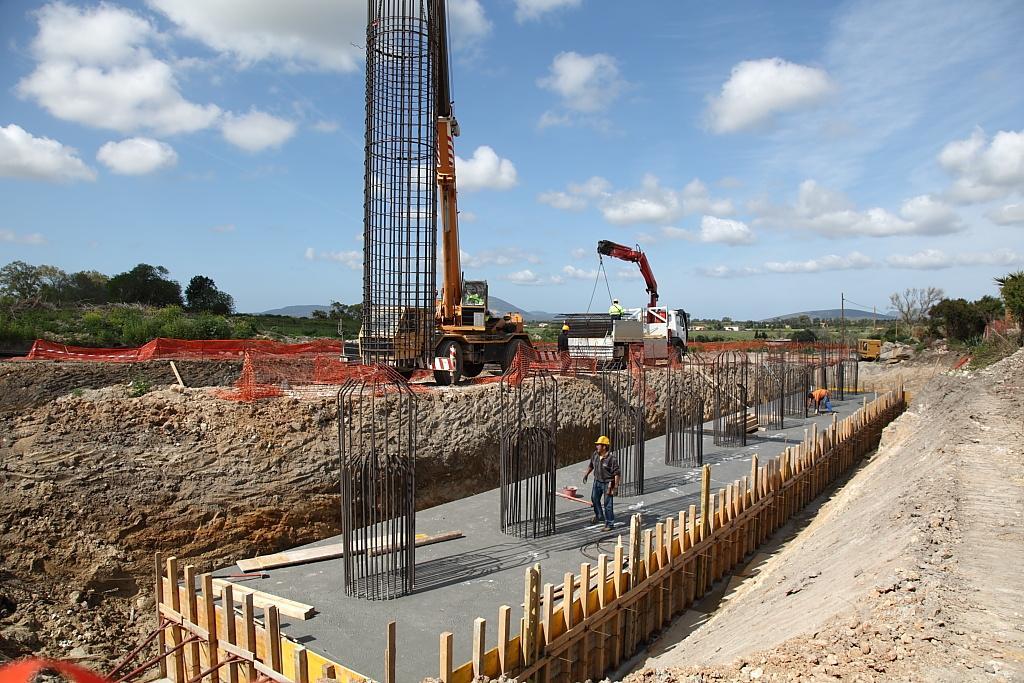 Il cantiere Sassari Alghero 