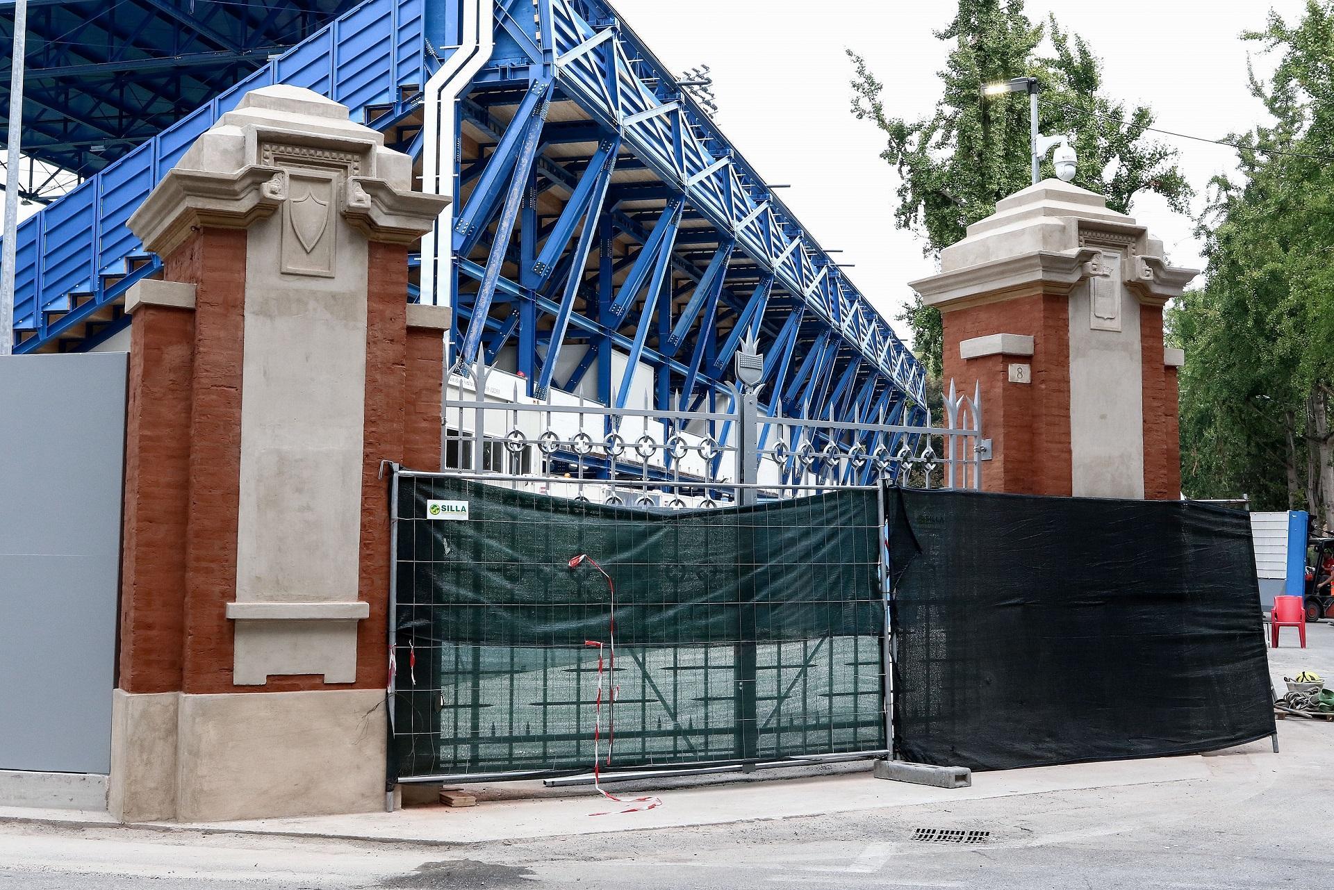 Lavori allo stadio, chiusa al traffico via Cassoli