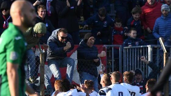 Missione compiuta, grazie al gol di Doveri il Ponsacco aggancia il Tuttocuoio in vetta