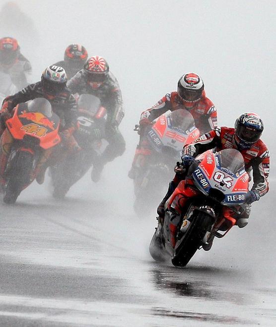 Dovi doma il diluvio Rossi a terra nel finale 