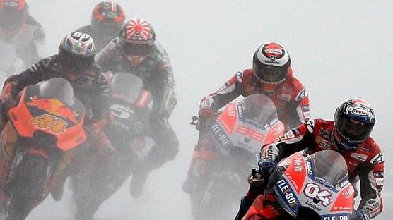 Dovi doma il diluvio Rossi a terra nel finale