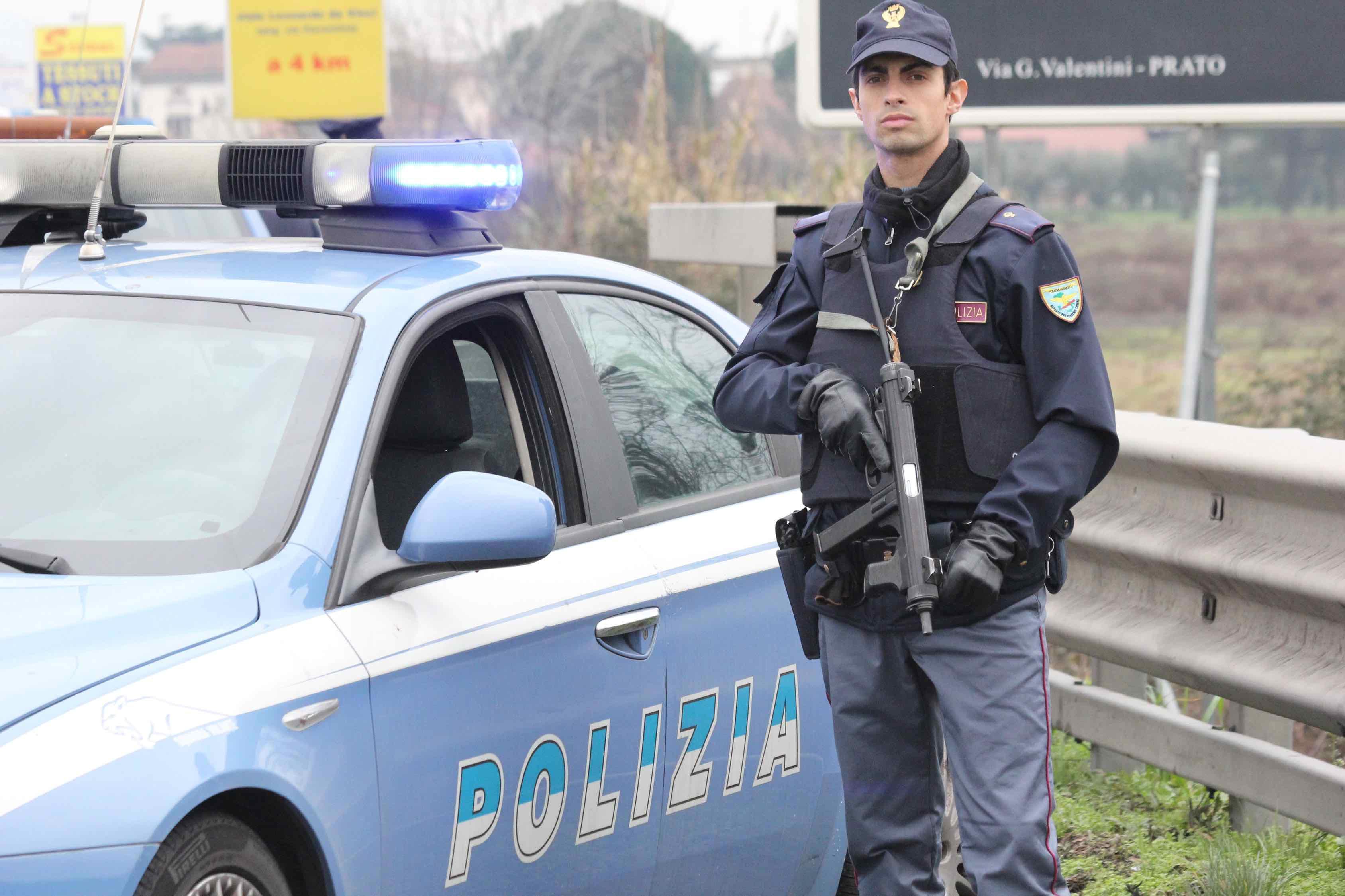Una Volante della polizia