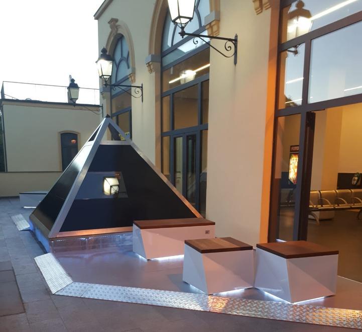 In stazione c’è il bosco installata a Rapallo la postazione Verde 21 