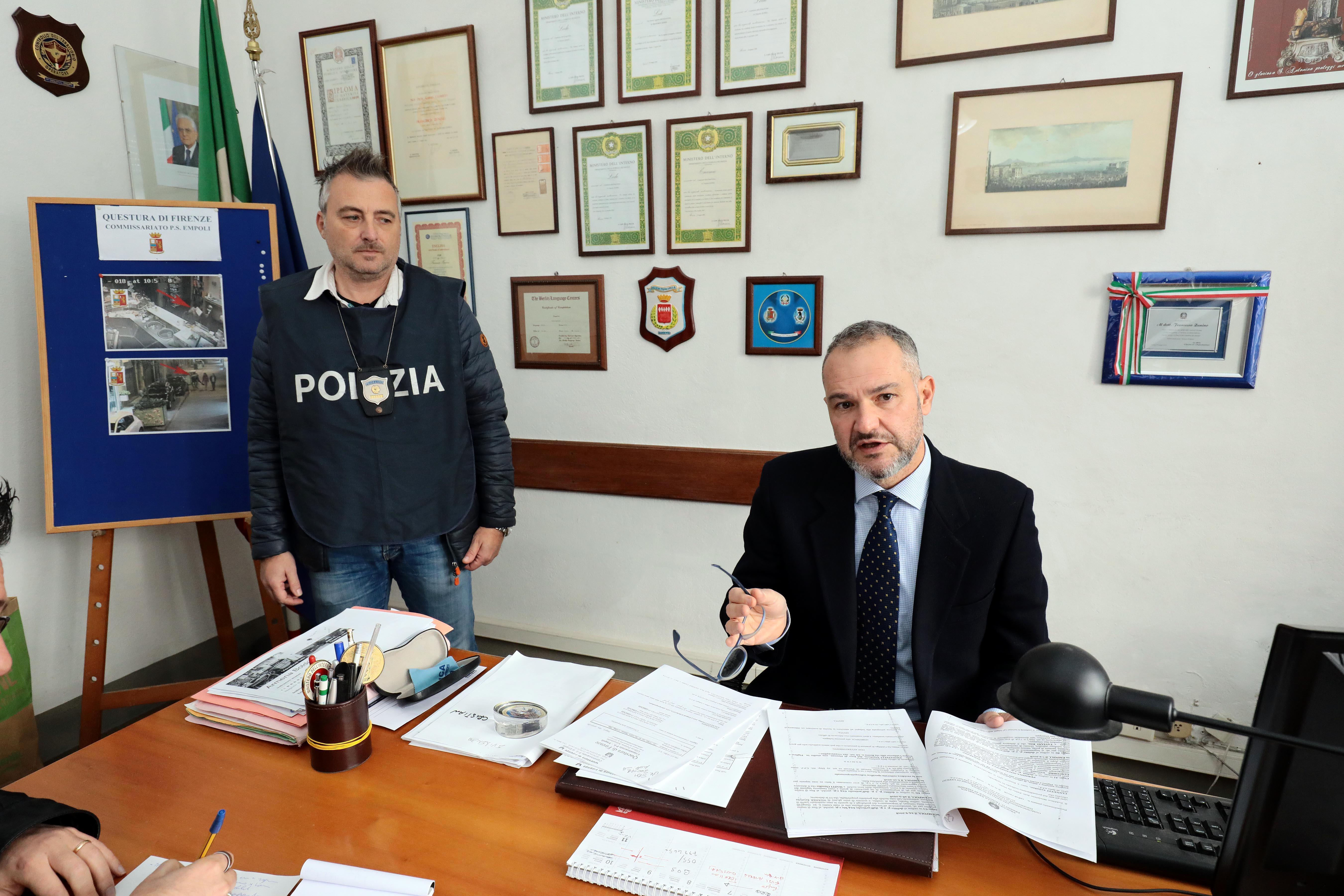 Il dirigente del commissariato Francesco Zunino