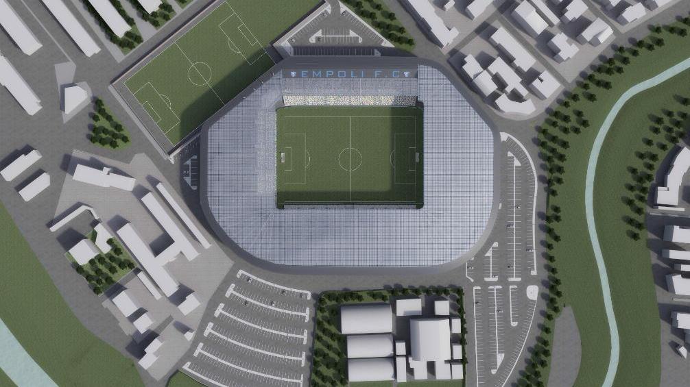 Progetto stadio, costituita la società fra Empoli e Pessina Costruzioni - Video