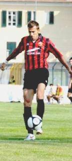 Il bomber Damiano Biggi sei gol in 7 partite (Vip)