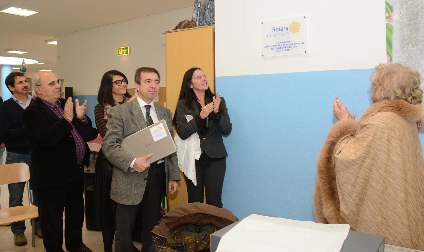 La nuova donazione del Rotary: un’aula multimediale alla scuola 