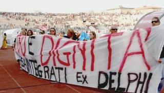 I lavoratori della Delphi in cassa integrazione da tre anni