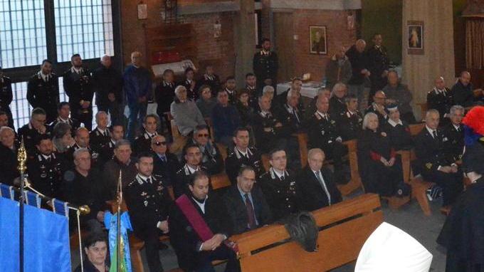 Nella chiesa degli alluvionati la messa dei carabinieri