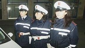 Vigilesse al lavoro