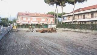 <strong>DEMOLITO.</strong> La struttura è stata abbattuta. Tutto pronto per l’edificazione