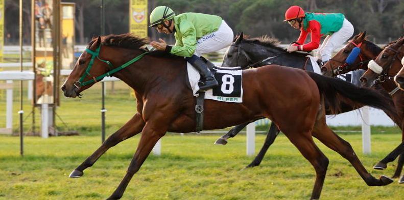Nel premio Spizigun Katie Goffs vince grazie a un bellissimo sprint su Stealth Mode 