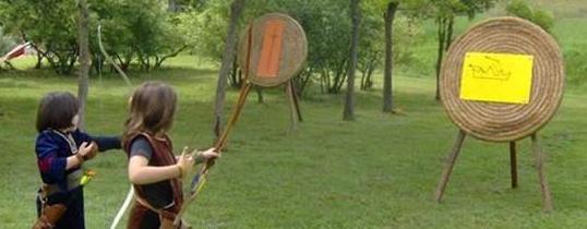 Tiro con l’arco animazione e sorprese per i bambini