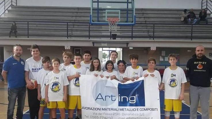 Gli Under 13 battuti all’Elba ma dominatori a S. Vincenzo