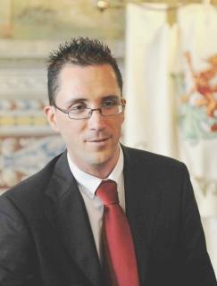 Il sindaco di Volterra Marco Buselli