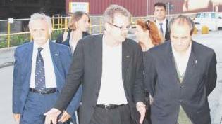 La visita di Antonio Di Pietro alla Lucchini