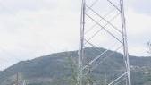 Uno dei tralicci già costruiti da Terna