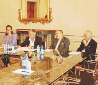 Da sinistra Suffredini, Varia, Orazi e Armani