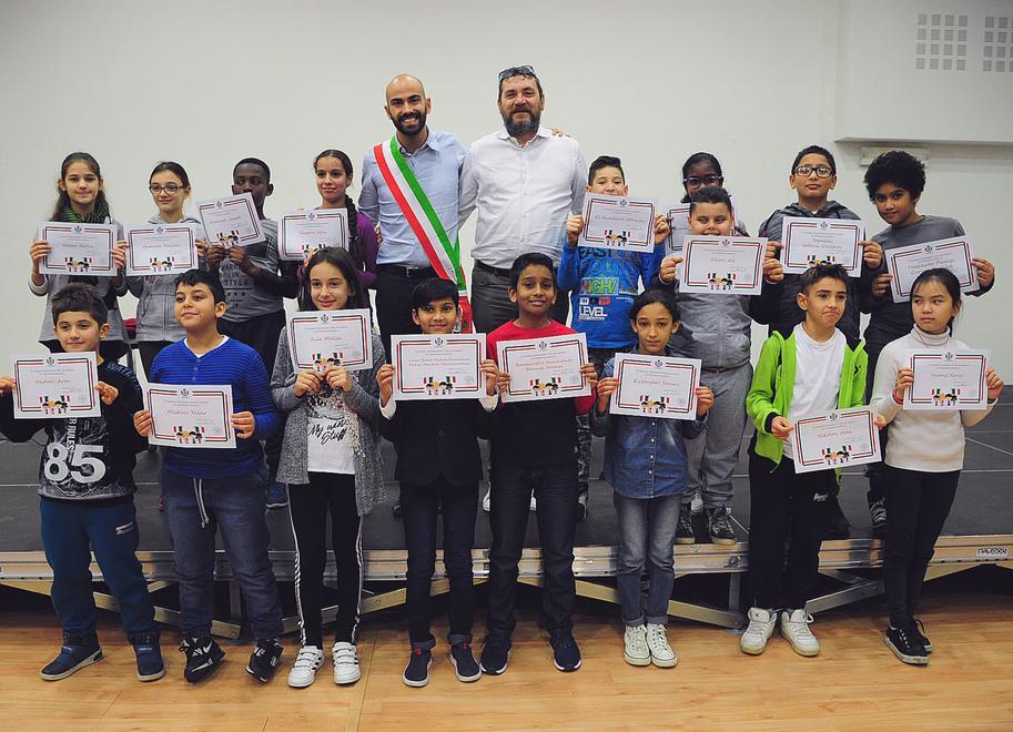 Spilamberto. Cittadinanza onoraria per diciotto bambini 