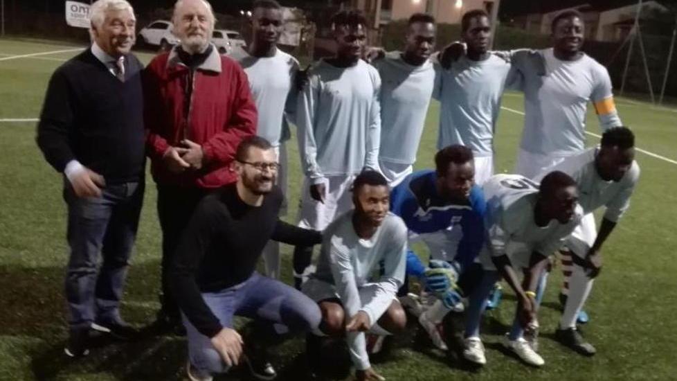 La squadra dei rifugiati partecipa al torneo ASI