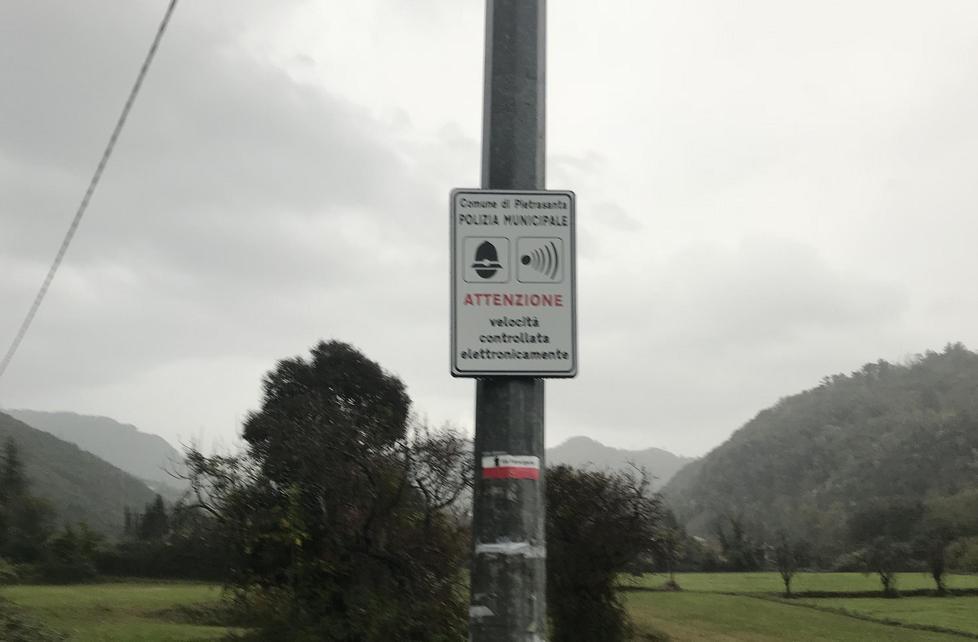 Autovelox a Valdicastello