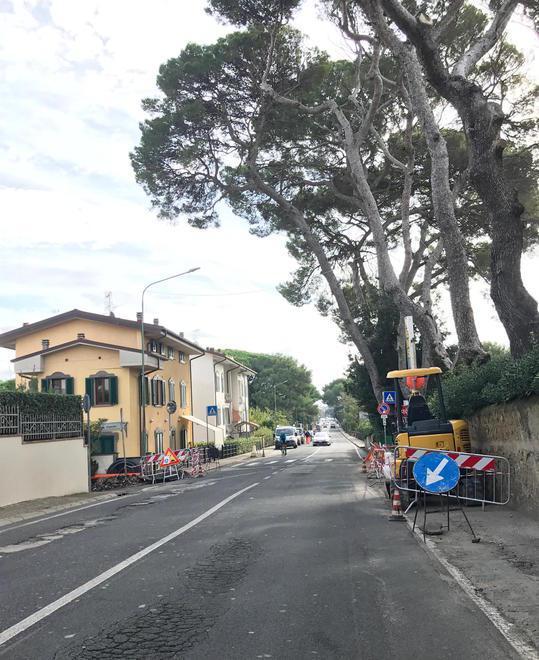 Nuova illuminazione lungo la via Aurelia