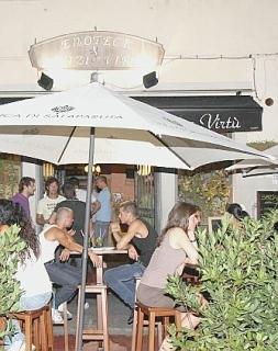 I tavoli all’aperto