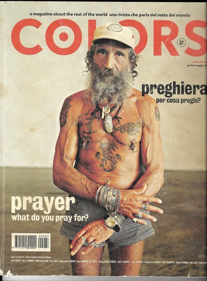 Manrico Nanni, fotografato da Oliviero Toscani per il n. 37 di Colors