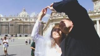 Una coppia di sposi