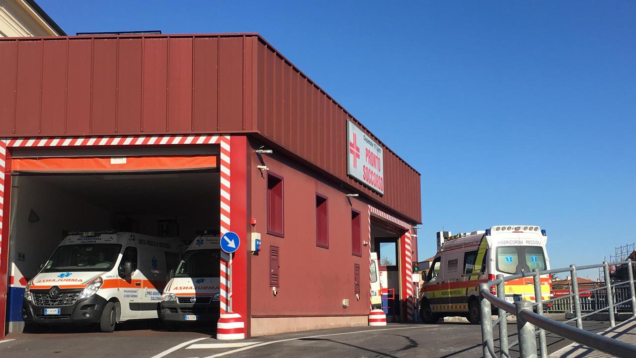 L'ingresso del pronto soccorso di Pontedera (Foto Franco Silvi)